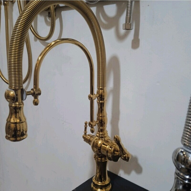 ست شیرالات رستاک رنگ طلا