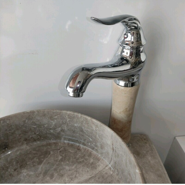شیر روشویی سنگی شیرالات رستاک پایه بلند